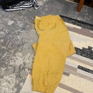 TNA Yellow Joggers